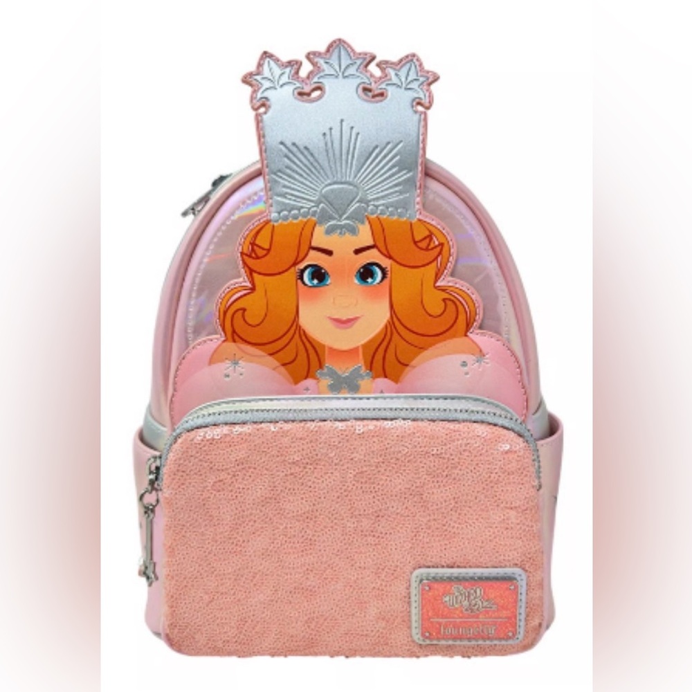 Loungefly Wizard of Oz Glinda The Good Witch Cosplay Mini Backpack
